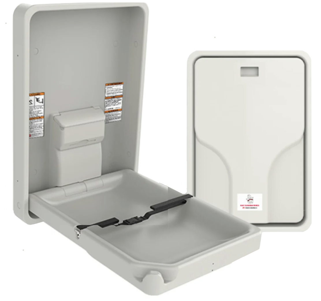 Asi JD Macdonald Baby Change Station Vertical Surface Mount - OzWashroom