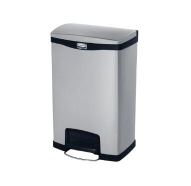 Rubbermaid Impressions™ Step-On Stainless Steel Front Step Black