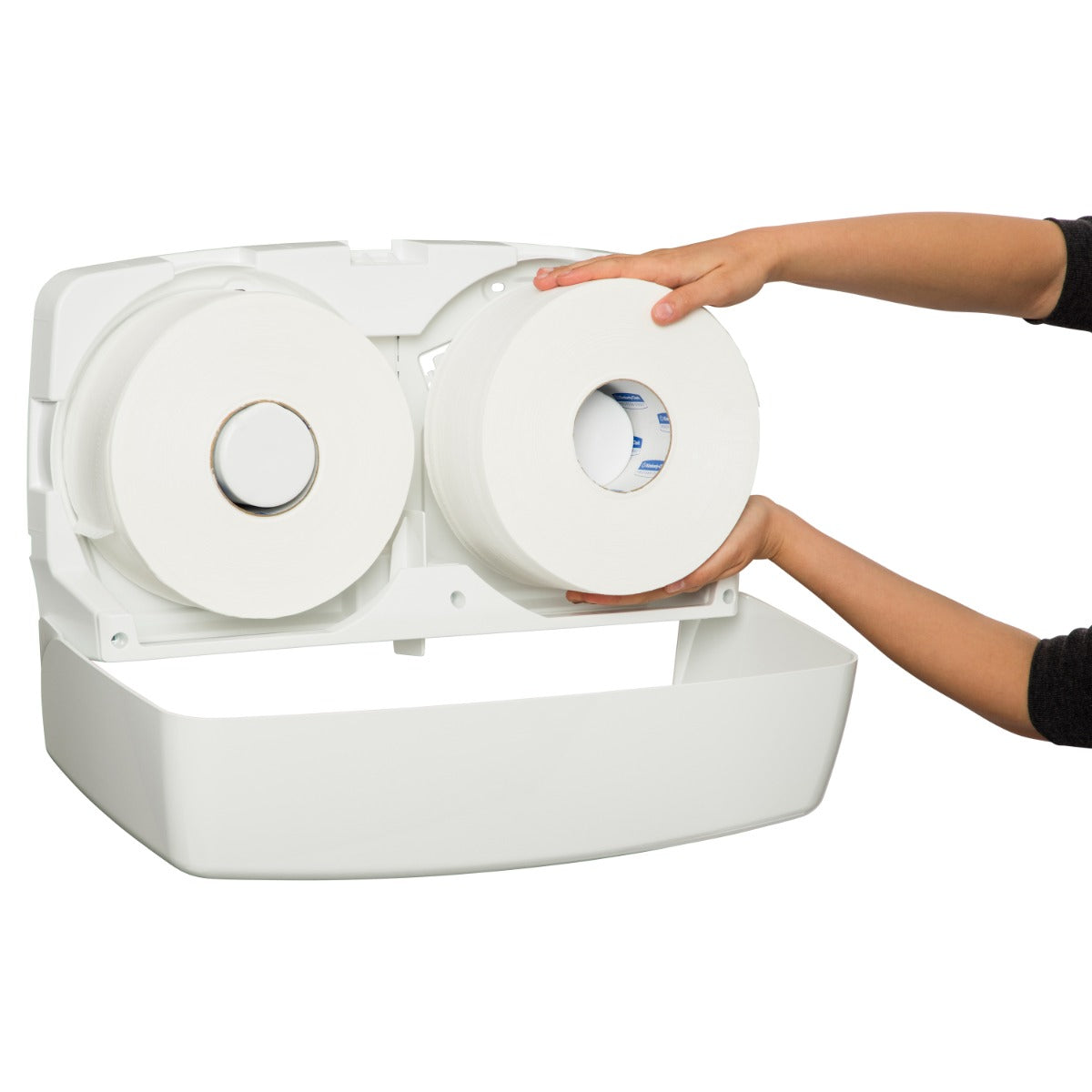 Kimberly Clark Twin Jumbo Roll Dispenser - OzWashroom