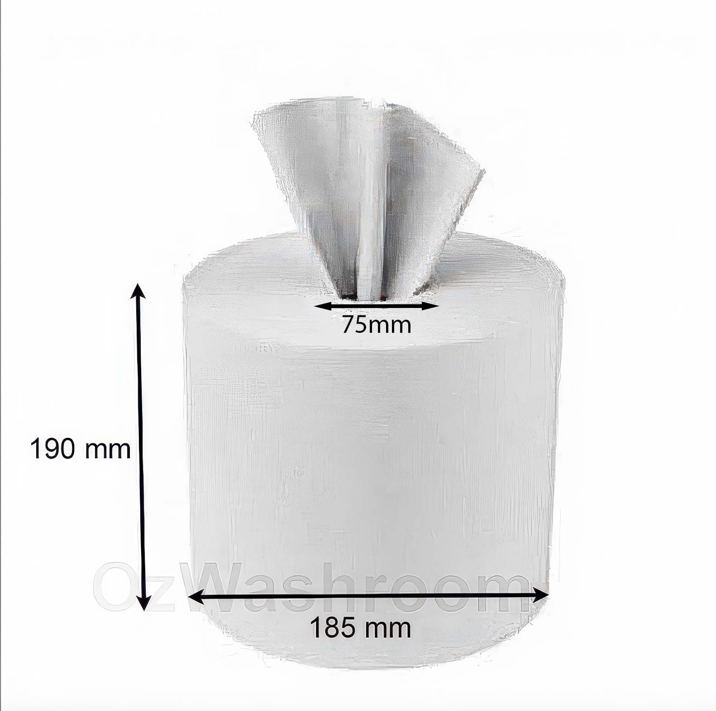 300m Centre Feed Paper Towel Rolls Box Of 4 - OzWashroom