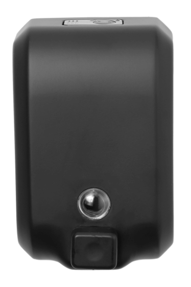 Black soap dispenser mat finish 1l capacity