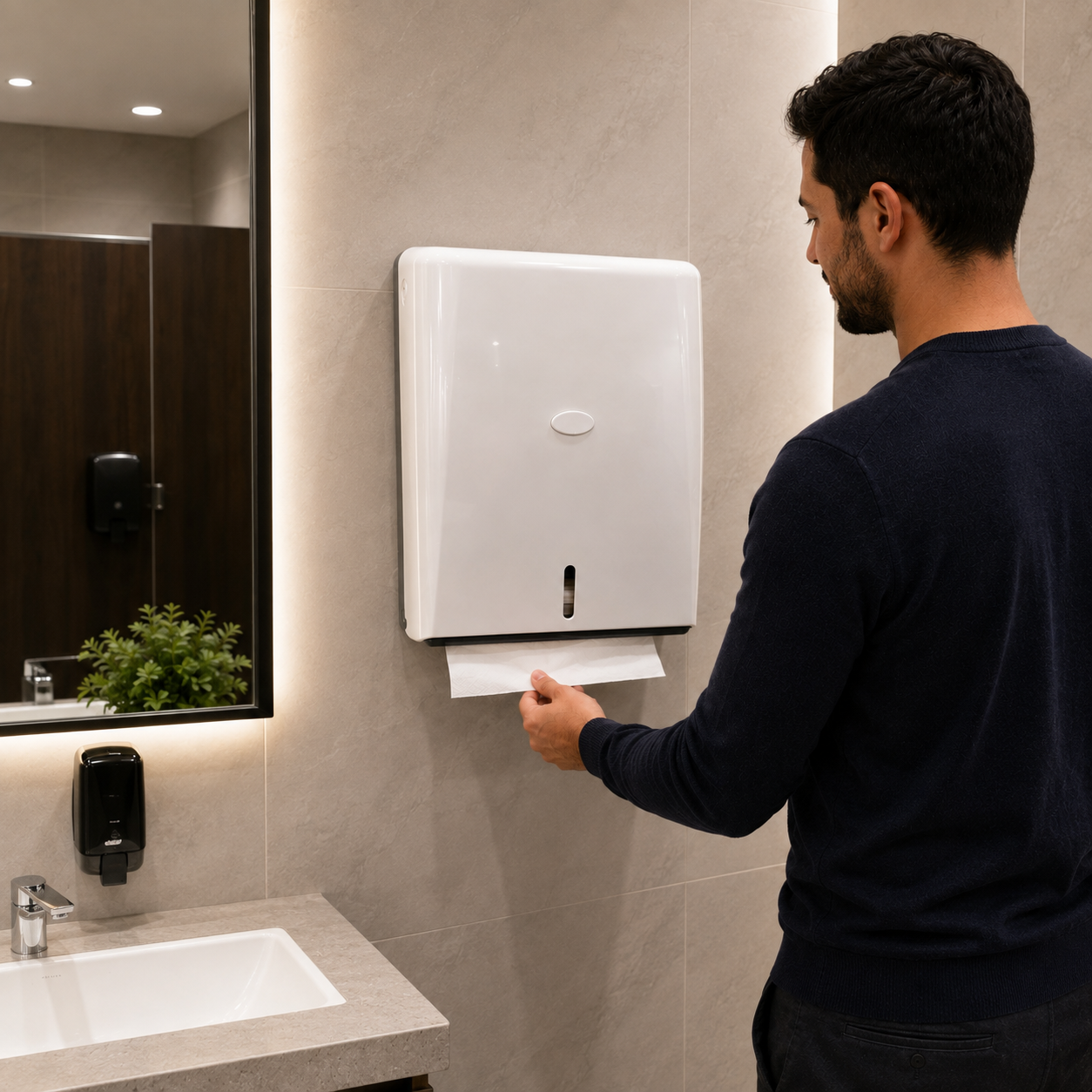 Compact paper towel dispenser T501