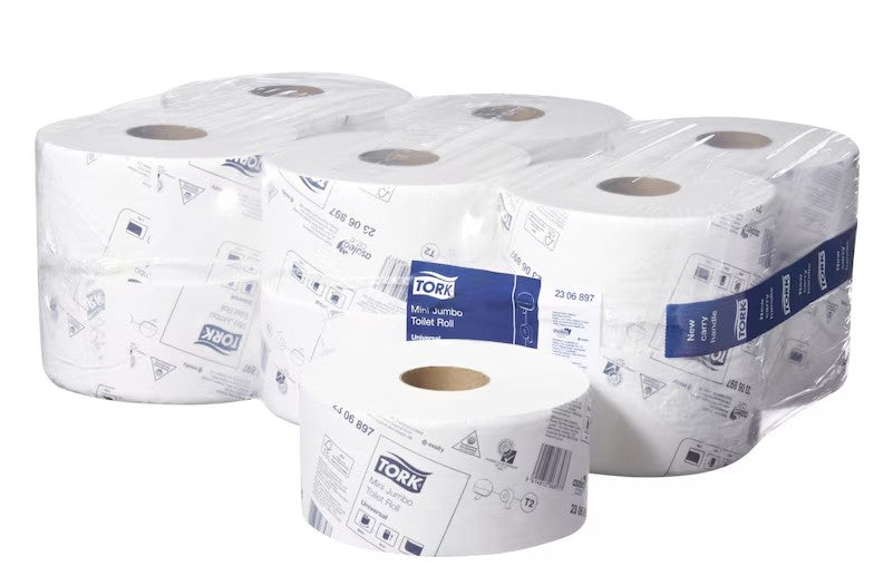 Tork Mini Jumbo Toilet Roll 1ply Universal