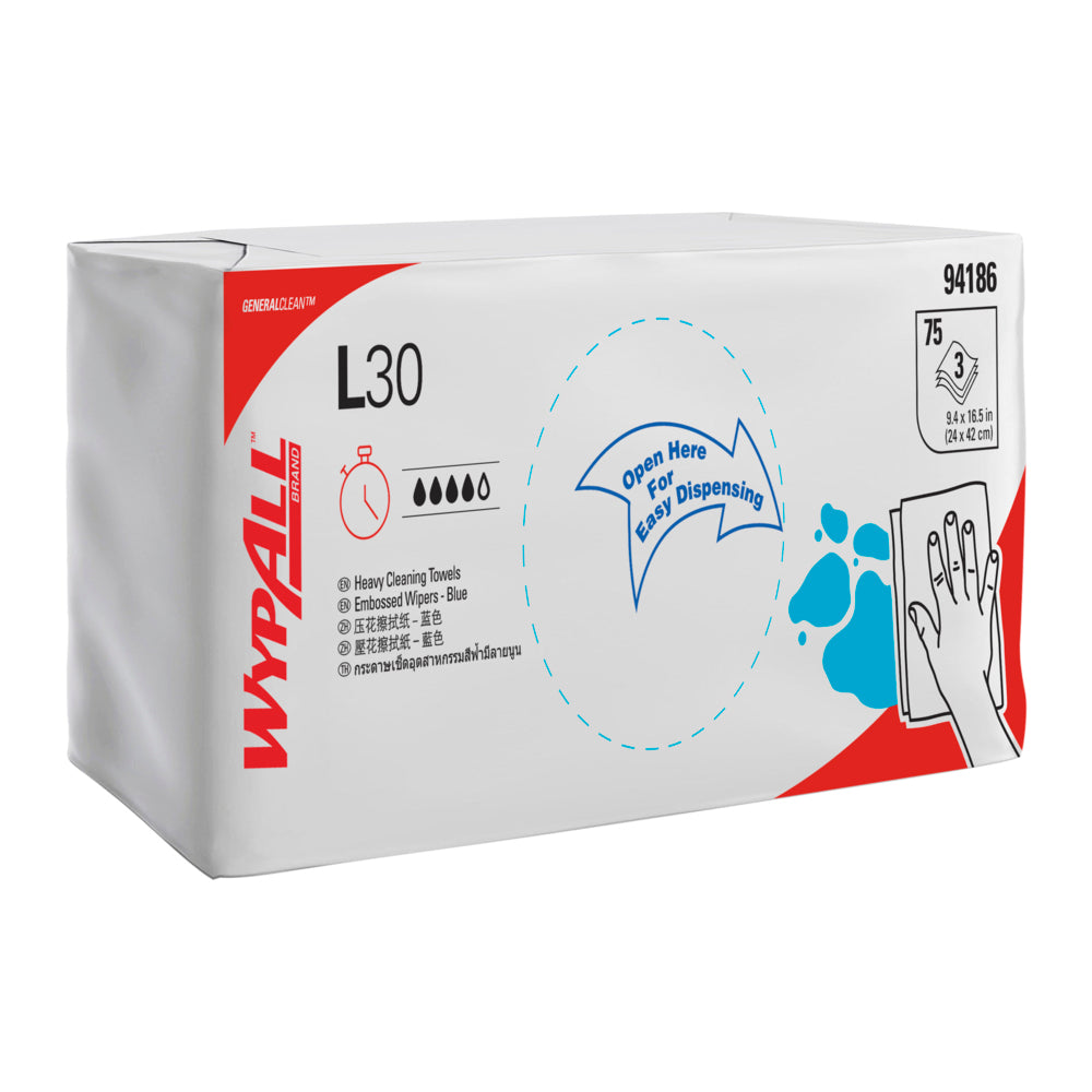 Wypall single-use wipers for grease, oil and food prep