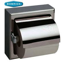 B66997 Bobrick Single Toilet Roll Holder Satin S'Steel - OzWashroom