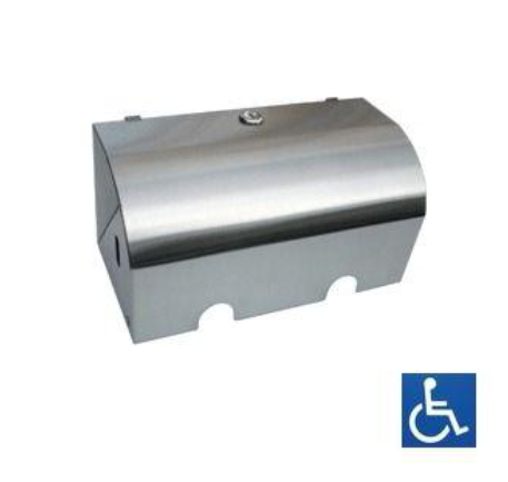 Metlam Dual Lockable Toilet Roll Holder Disable Compliant - OzWashroom