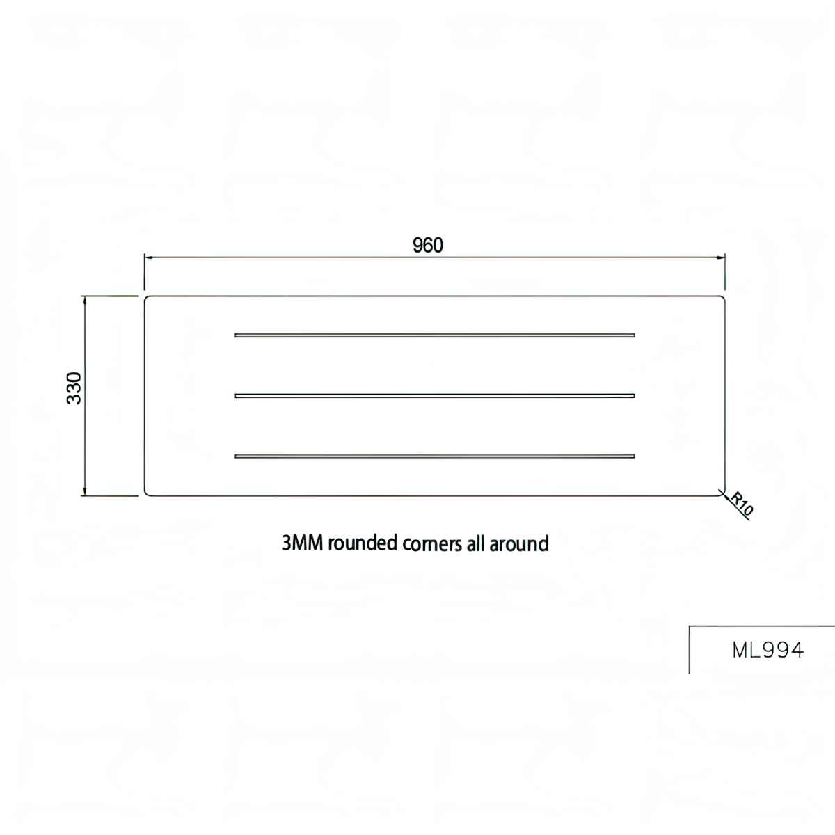 Metlam Black Accessible Folding Shower Seat - Compact Laminate