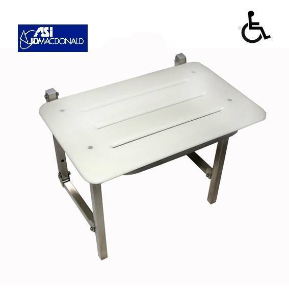 JD Macdonald Folding Disabled Compliant Shower Seat - OzWashrroom