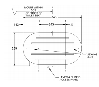 JUMBO TOILET ROLL HOLDER SSS