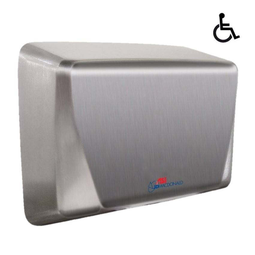 10-0199-2 Turbo Slim High Velocity Hand Dryer Satin