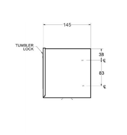 10-0245-SS JD Macdonald Paper Towel Dispenser 