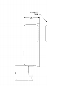 Surface Mounted Soap Dispenser