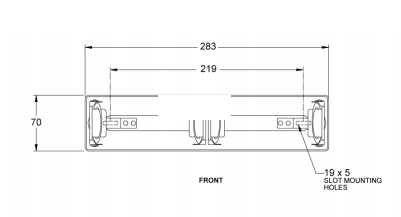 DOUBLE TOILET ROLL HOLDER