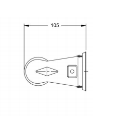 DOUBLE TOILET ROLL HOLDER