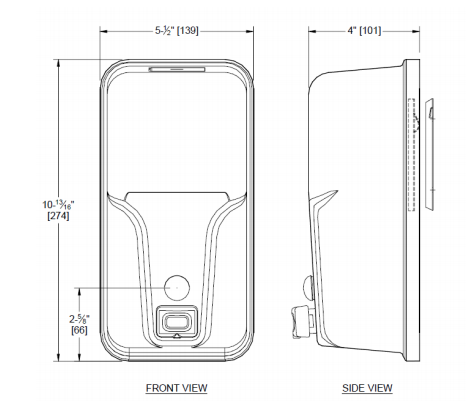 SURFACE MOUNTED SOAP DISPENSER 1.7L