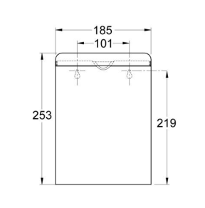 SANITARY WASTE BIN 3.8L