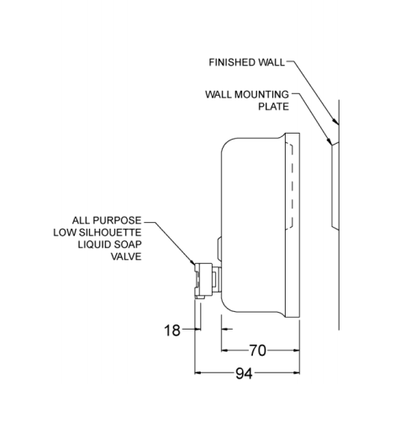 SOAP DISPENSER 1.4L