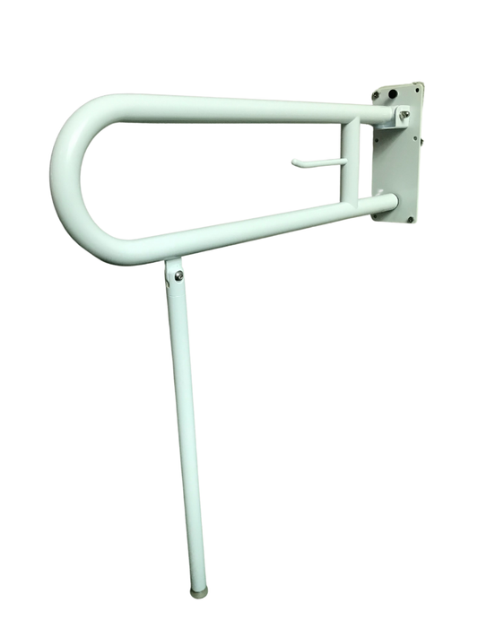 Bariatric Drop Down Grab Rail: Enhance Bathroom Safety for All (Right/Left Hand) | Ozwashroom Australia