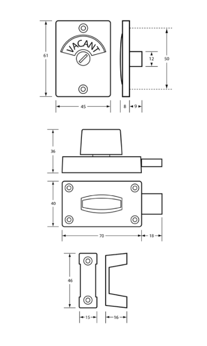 100-Series Metlam Lock & Indicator Set