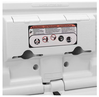 Kanga Kare Baby Change Station Grey with Braille