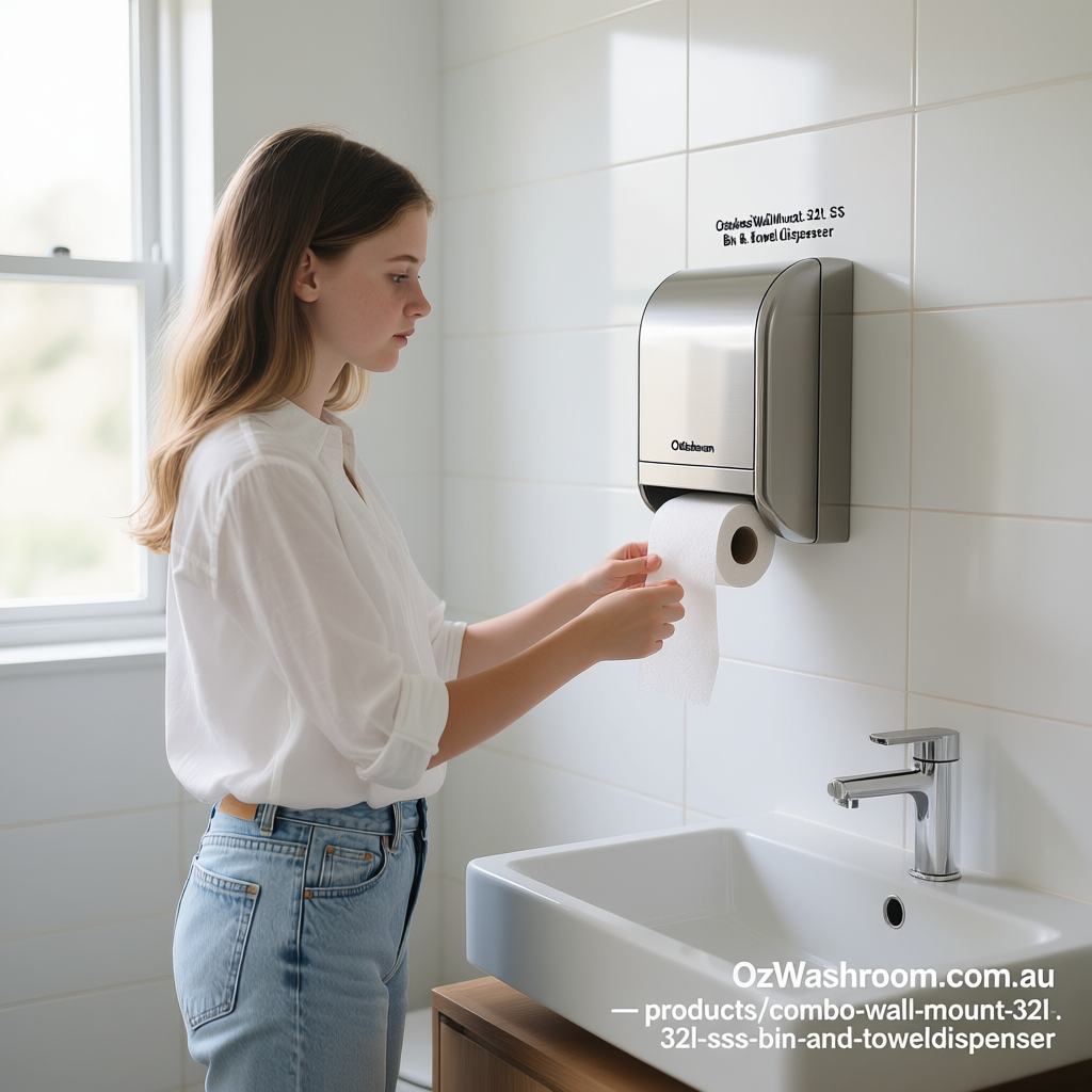 Stainless Steel Slim Paper Towel Dispenser