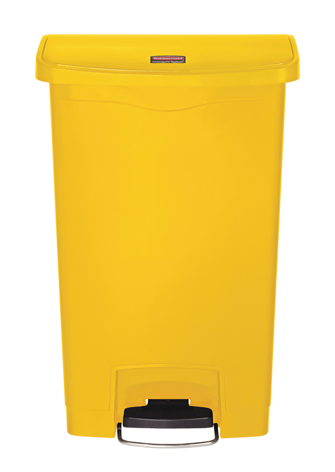 Rubbermaid  Streamline 50L Step-On Resin Front Step yellow