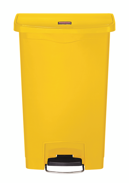 Rubbermaid  Streamline 50L Step-On Resin Front Step yellow