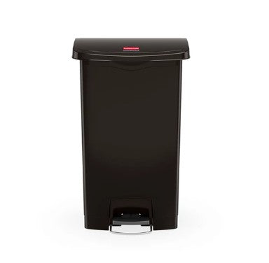 Rubbermaid Streamline™ 68L Step-On Resin Front Step BLACK