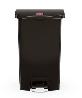 Rubbermaid Streamline™ 68L Step-On Resin Front Step-Black