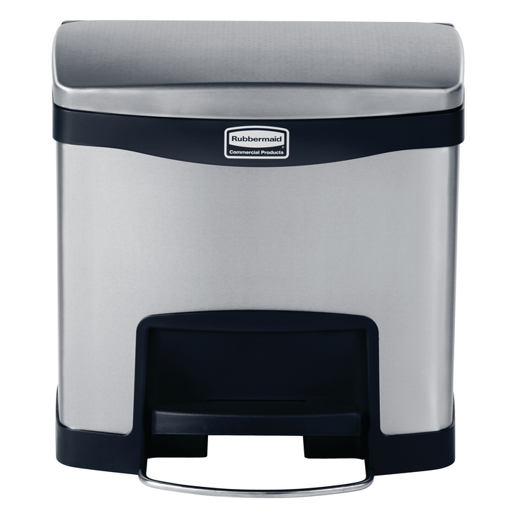 Rubbermaid Impressions™ 15L Step-On Stainless Steel Front Step 1901982