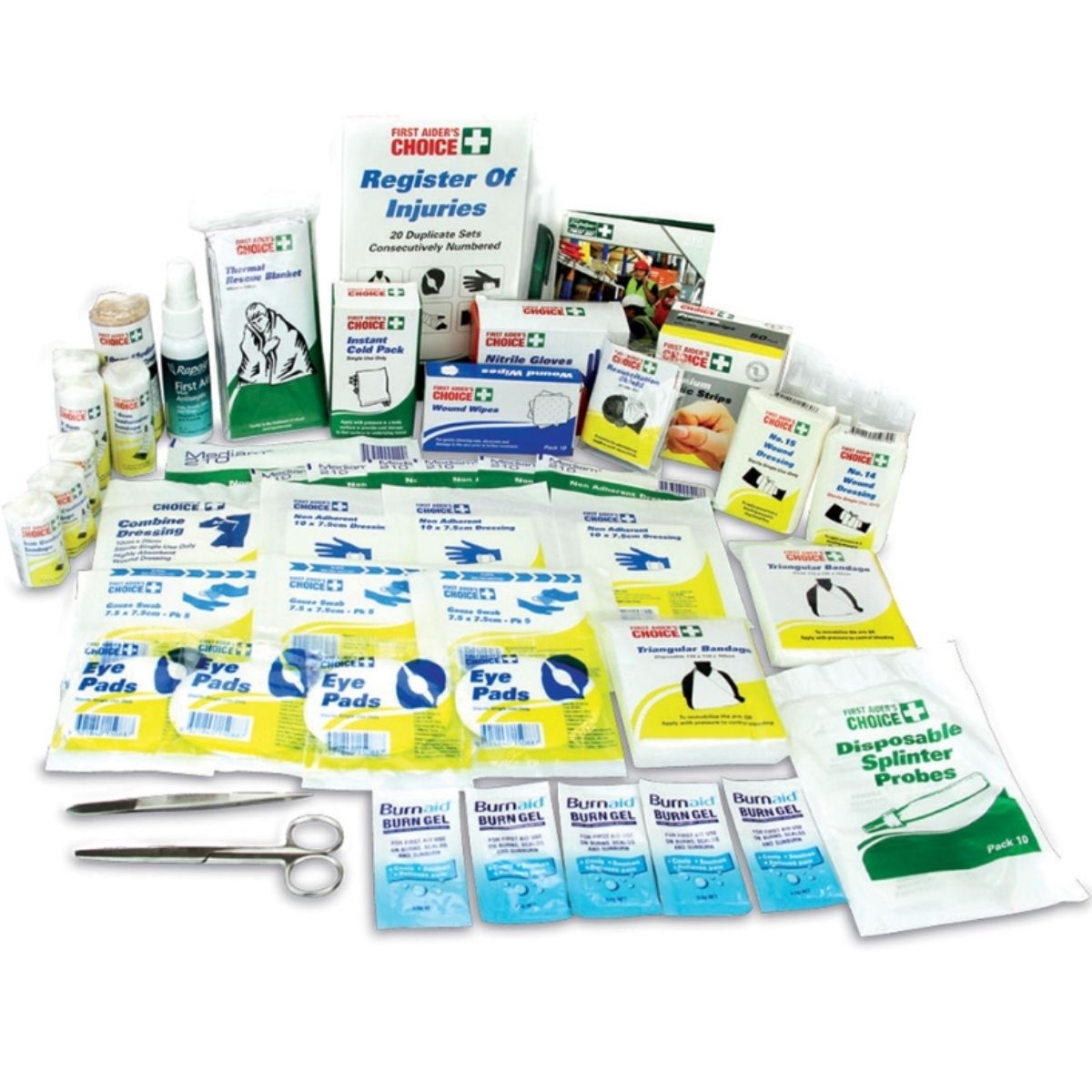 First Aid Kit Refill for WM1 Workplace Kit WR1 by Ozwashroom