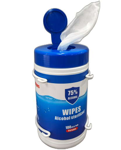 Antibacterial Biodegradable Wet Wipes Tub and Dispenser