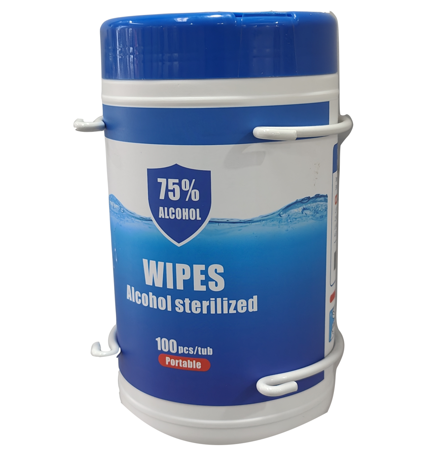 Antibacterial Biodegradable Wet Wipes Tub and Dispenser