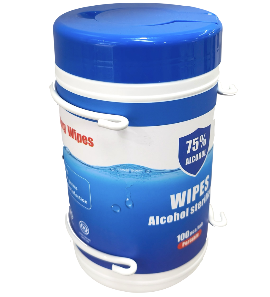 Antibacterial Biodegradable Wet Wipes Tub and Dispenser