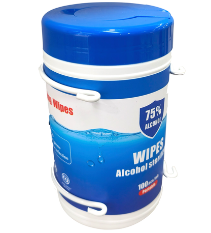 Antibacterial Biodegradable Wet Wipes Tub and Dispenser