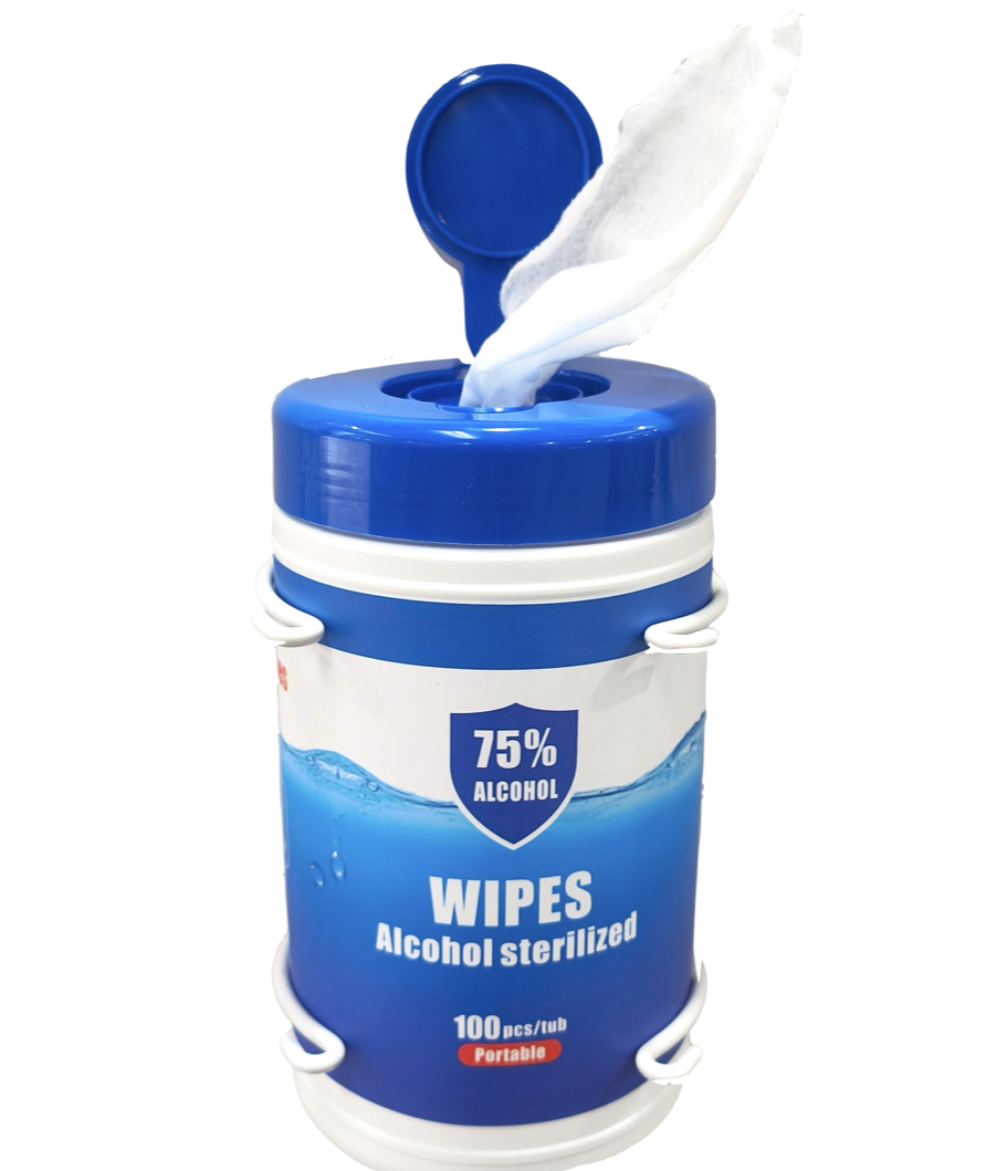 Antibacterial Biodegradable Wet Wipes Tub and Dispenser