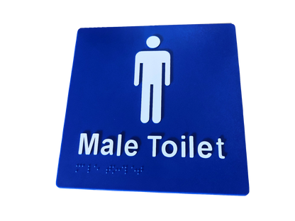 Male Braille Toilet