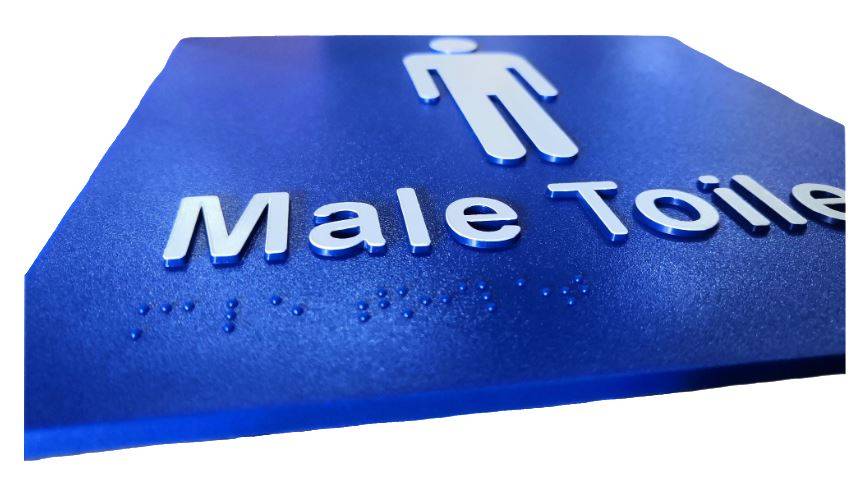 Male Braille Toilet