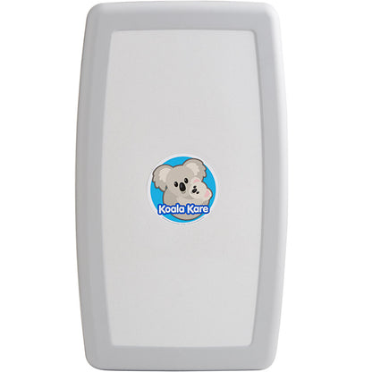 KoalaKare White Granite Vertical Wall Mount Baby Changing Station