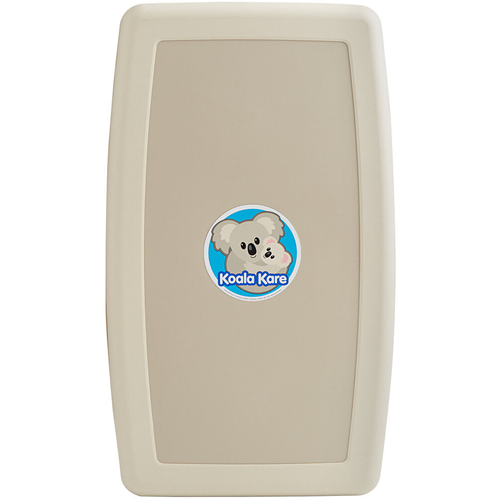 Koala Kare Beige Vertical Wall Mount Baby Changing Station