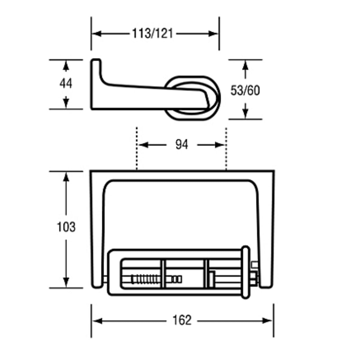 Single Toilet Roll Holder