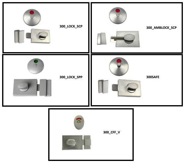 Metlam Surface Mounted Lock&Indicator Set 300-Series