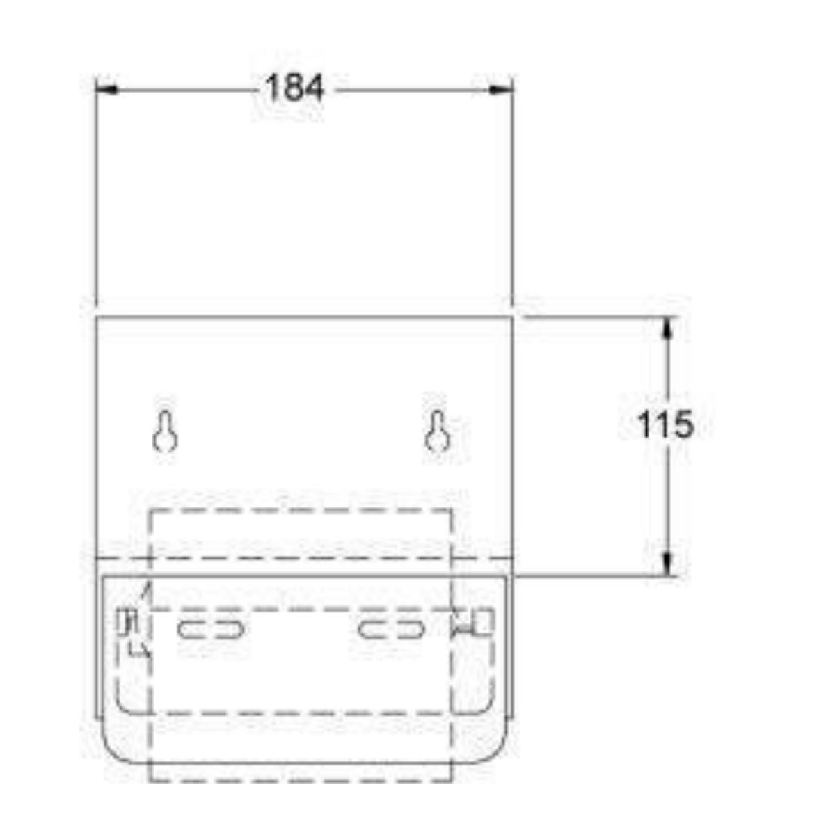 JD Macdonald  0266 Vandal Resistant Hood For 0263 Toilet Roll Holder Series 10-0266  -specs