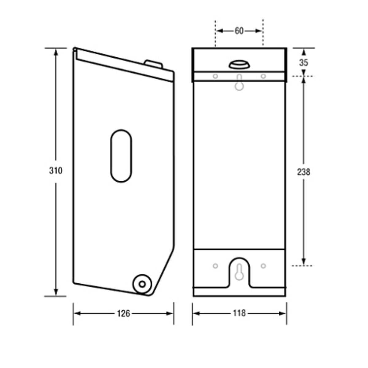 Double Toilet Roll Dispenser