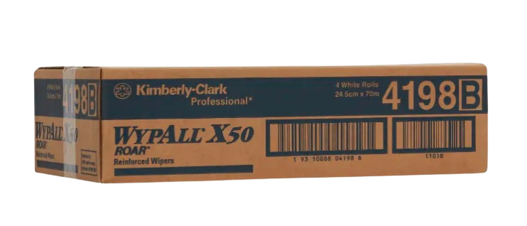 WYPALL® X50 White Small Roll Wipers (4198)