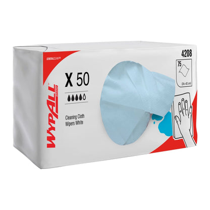 WYPALL X50 Reinforced Single Sheet White Wipers