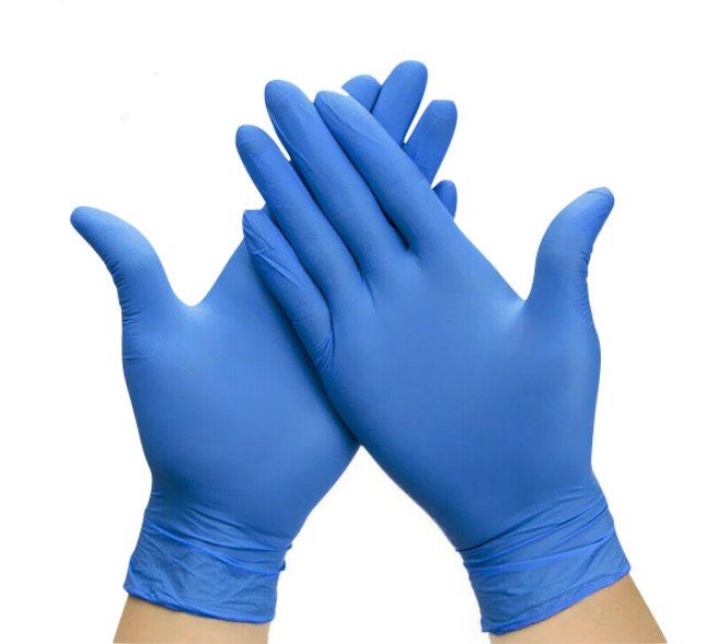 Blue Nitrile Powder Free Gloves 468411