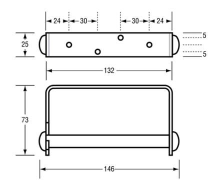 Single Toilet Roll Holder