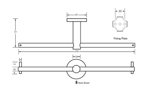 Antimicrobial Double Toilet Roll Holder