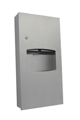  Paper Towel Dispenser and Waste Receptacle